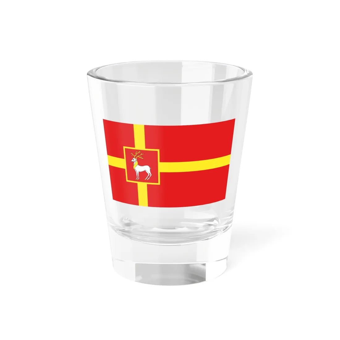 Flag of Zalesye (Russia) Shot Glass 1.5oz 1.5oz - Go Mug Yourself