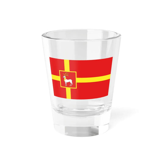 Flag of Zalesye (Russia) Shot Glass 1.5oz 1.5oz - Go Mug Yourself
