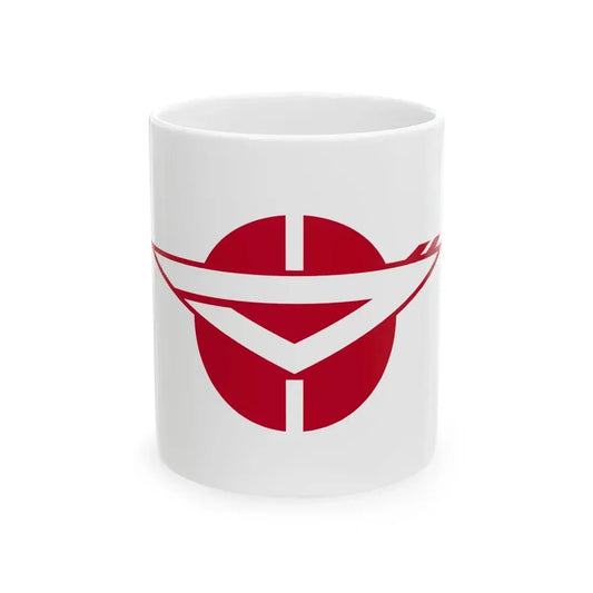 Flag of Zama Kanagawa (Japan) White Coffee Mug 11oz - Go Mug Yourself