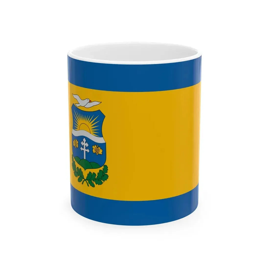 Flag of Zamardi (Hungary) White Coffee Mug 11oz - Go Mug Yourself