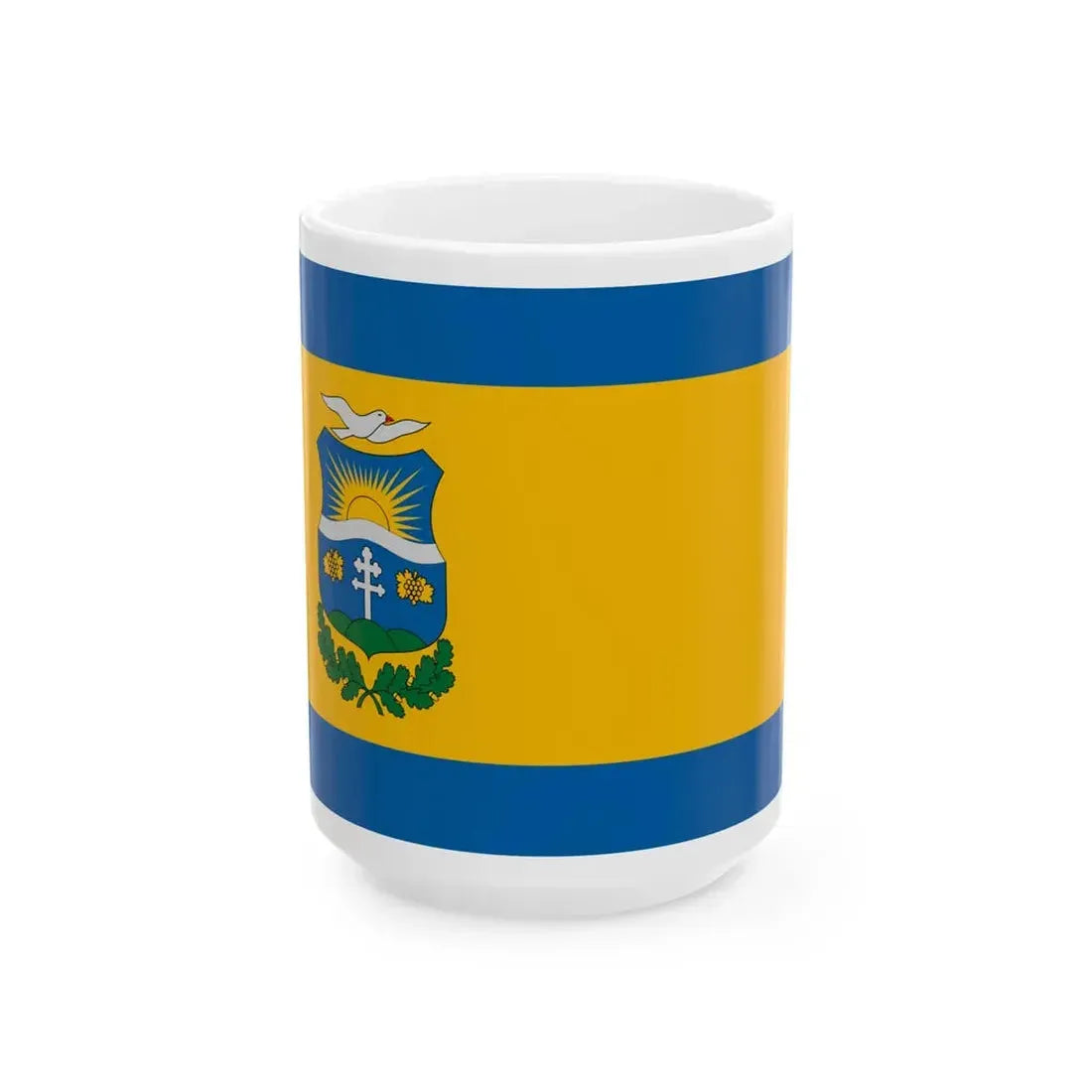 Flag of Zamardi (Hungary) White Coffee Mug 15oz - Go Mug Yourself