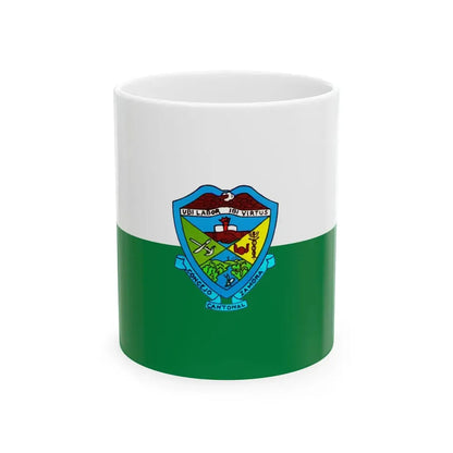 Flag of Zamora Ecuador (Ecuador) White Coffee Mug 11oz - Go Mug Yourself