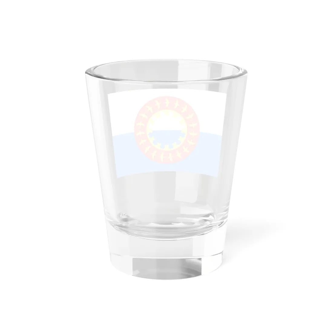 Flag of Zapolyarny rayon Nenetsia (Russia) Shot Glass 1.5oz - Go Mug Yourself