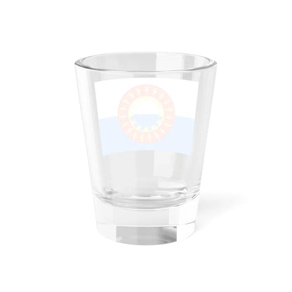 Flag of Zapolyarny rayon Nenetsia (Russia) Shot Glass 1.5oz - Go Mug Yourself