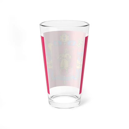 Flag of Zaporizhia Oblast (Ukraine) Pint Glass 16oz - Go Mug Yourself