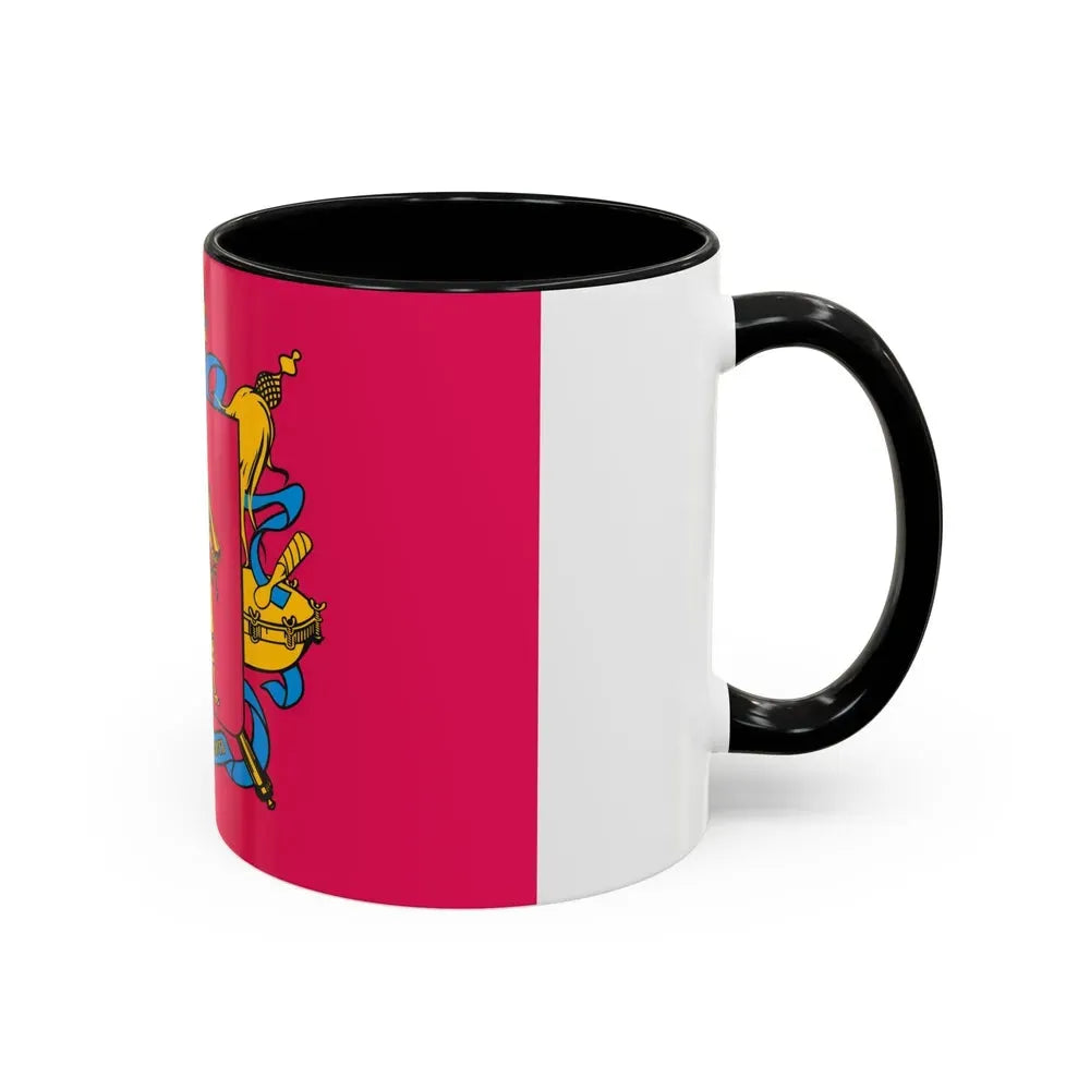 Flag of Zaporizhzhia Oblast Ukraine - Accent Coffee Mug - Go Mug Yourself