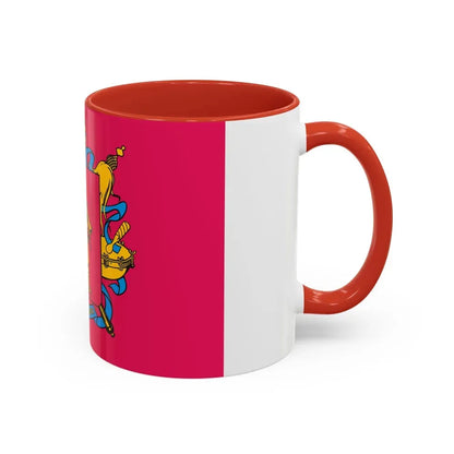 Flag of Zaporizhzhia Oblast Ukraine - Accent Coffee Mug - Go Mug Yourself