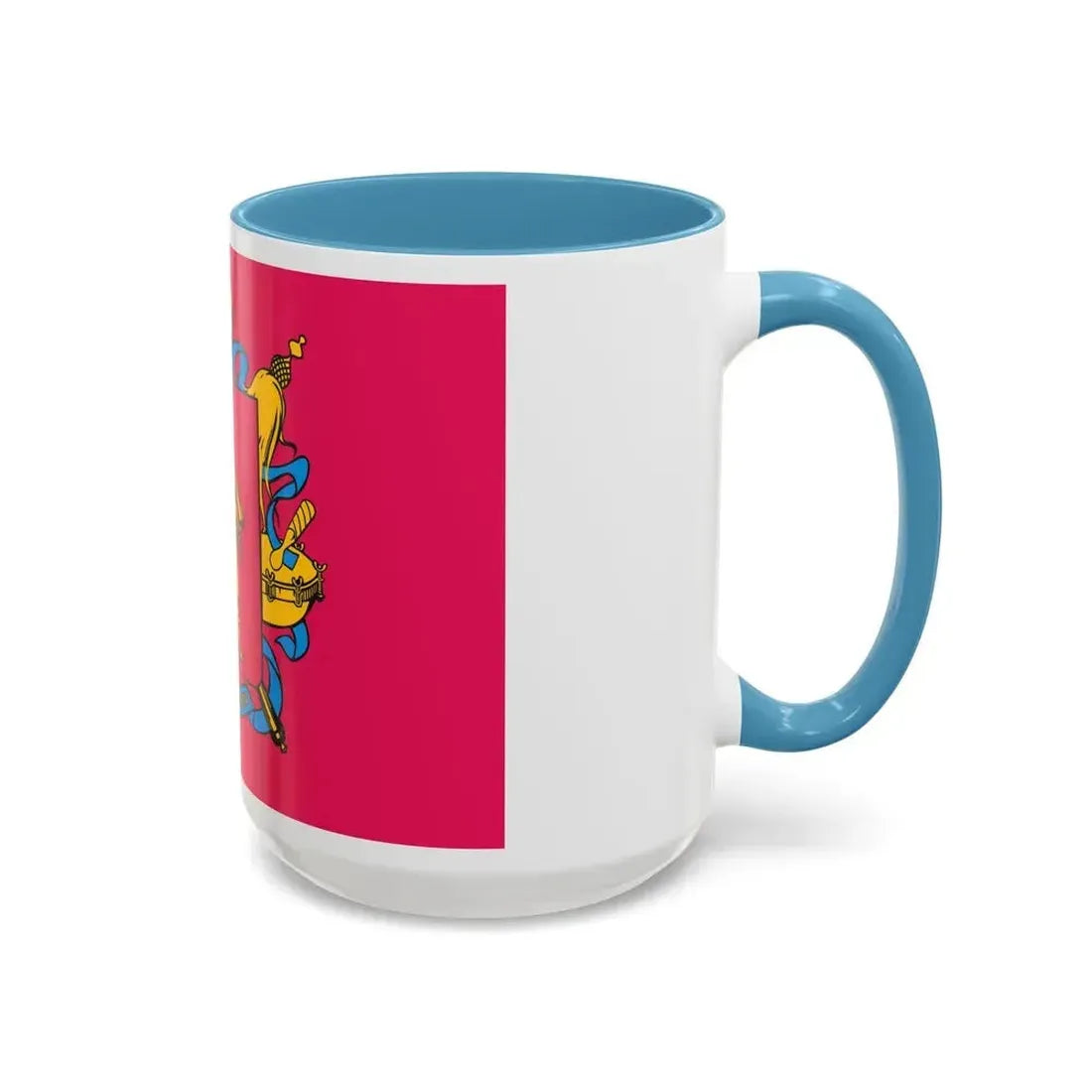 Flag of Zaporizhzhia Oblast Ukraine - Accent Coffee Mug - Go Mug Yourself