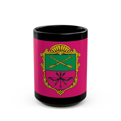 Flag of Zaporizhzhia Ukraine - Black Coffee Mug 15oz - Go Mug Yourself