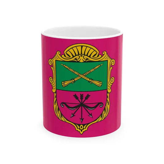 Flag of Zaporizhzhia Ukraine - White Coffee Mug 11oz - Go Mug Yourself