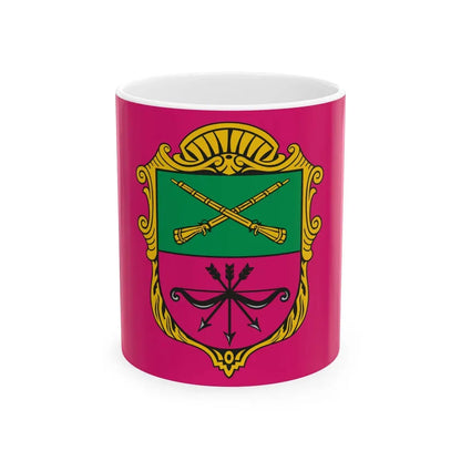 Flag of Zaporizhzhia Ukraine - White Coffee Mug 11oz - Go Mug Yourself