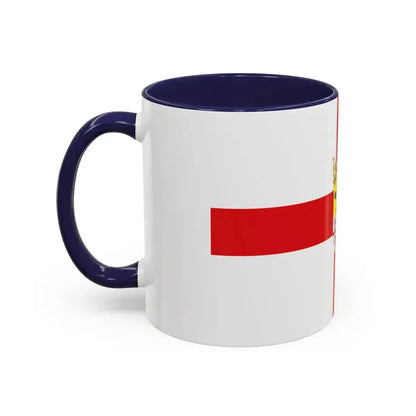 Flag of Zaragoza Spain - Accent Coffee Mug - Go Mug Yourself