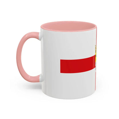 Flag of Zaragoza Spain - Accent Coffee Mug - Go Mug Yourself