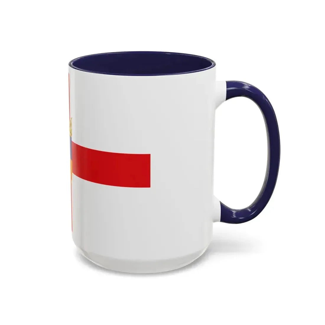 Flag of Zaragoza Spain - Accent Coffee Mug - Go Mug Yourself