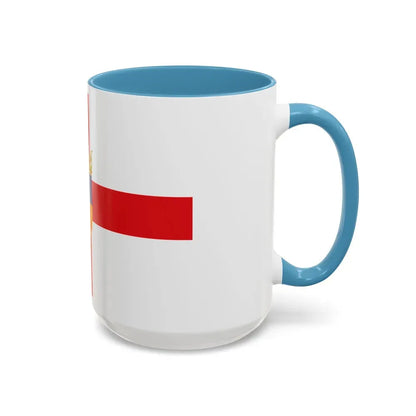Flag of Zaragoza Spain - Accent Coffee Mug - Go Mug Yourself
