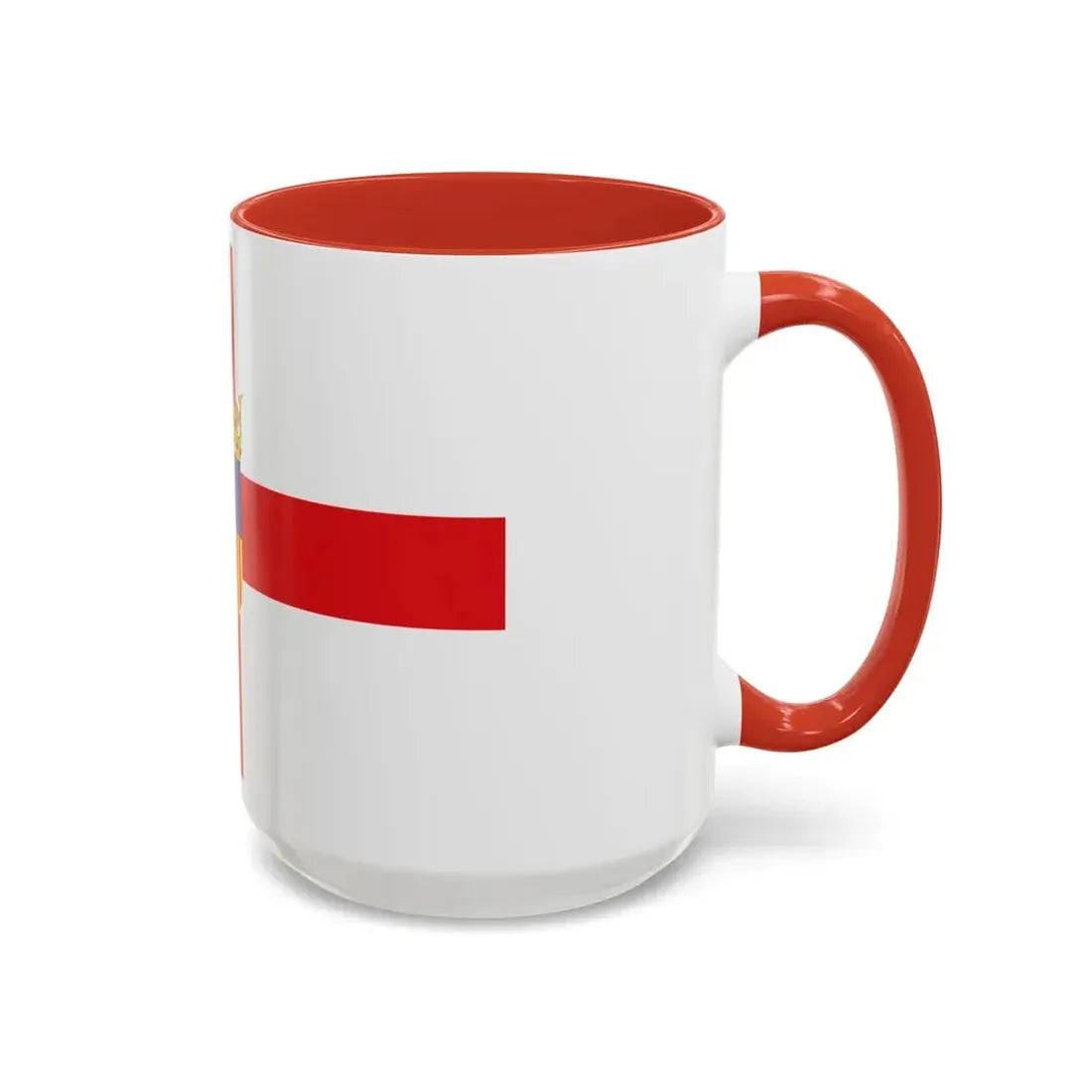 Flag of Zaragoza Spain - Accent Coffee Mug - Go Mug Yourself