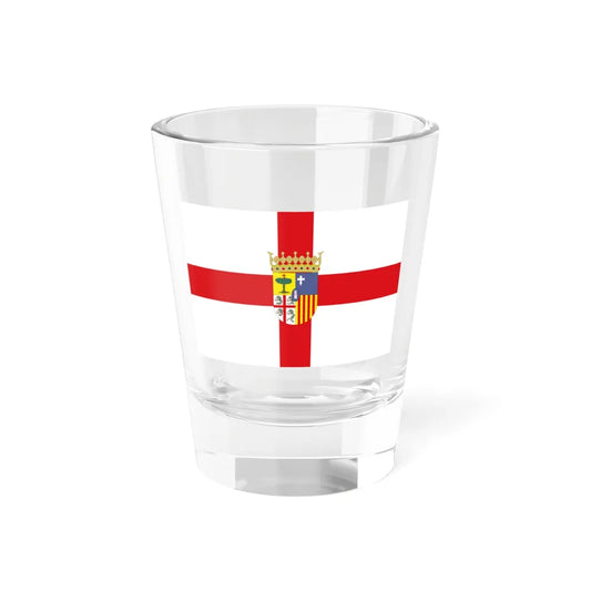 Flag of Zaragoza Spain - Shot Glass 1.5oz 1.5oz - Go Mug Yourself
