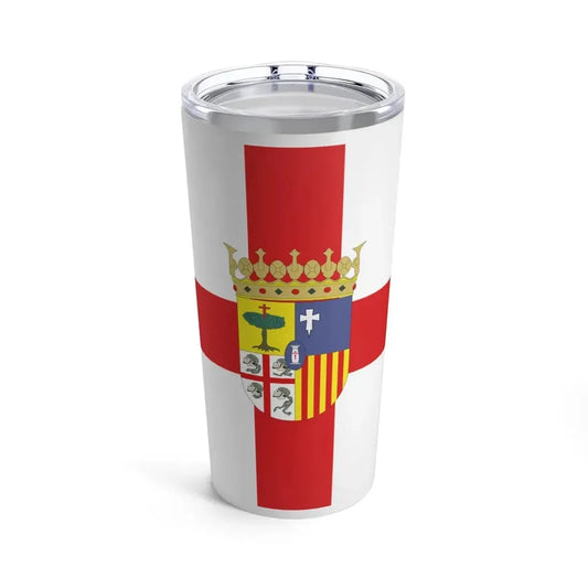 Flag of Zaragoza Spain - Tumbler 20oz 20oz - Go Mug Yourself