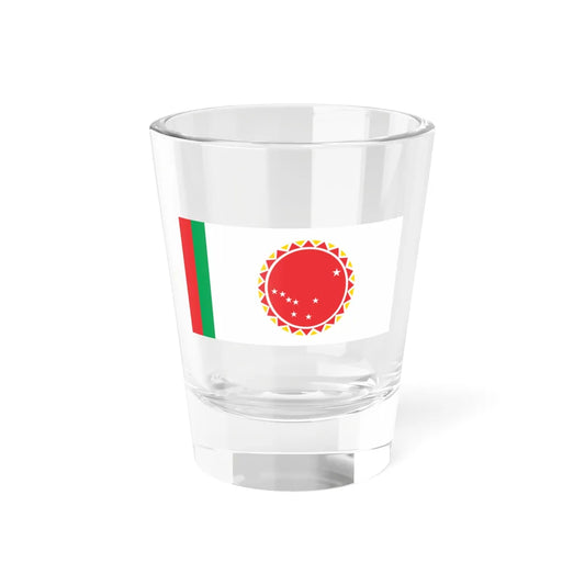 Flag of Zarhok (Tajikistan) Shot Glass 1.5oz 1.5oz - Go Mug Yourself