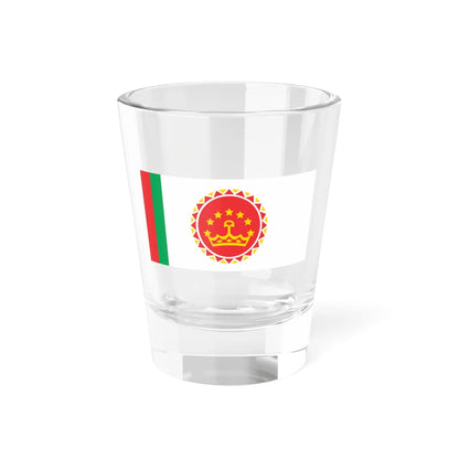 Flag of Zarhok V2 (Tajikistan) Shot Glass 1.5oz 1.5oz - Go Mug Yourself