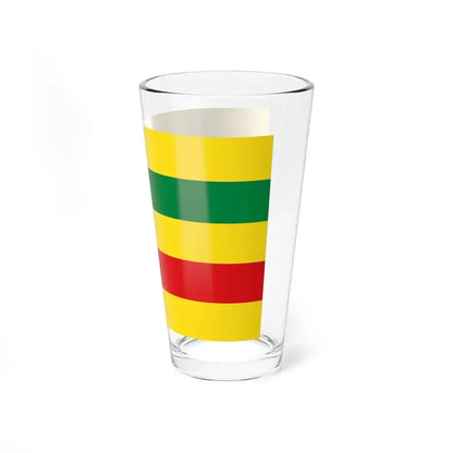 Flag of Zaruma (Ecuador) Pint Glass 16oz - Go Mug Yourself