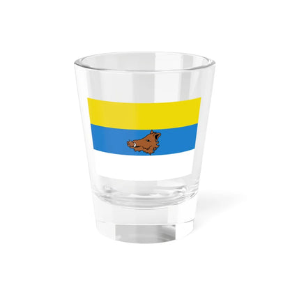 Flag of Zaventem (Belgium) Shot Glass 1.5oz 1.5oz - Go Mug Yourself