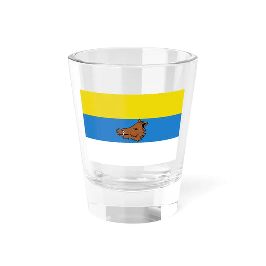 Flag of Zaventem (Belgium) Shot Glass 1.5oz 1.5oz - Go Mug Yourself