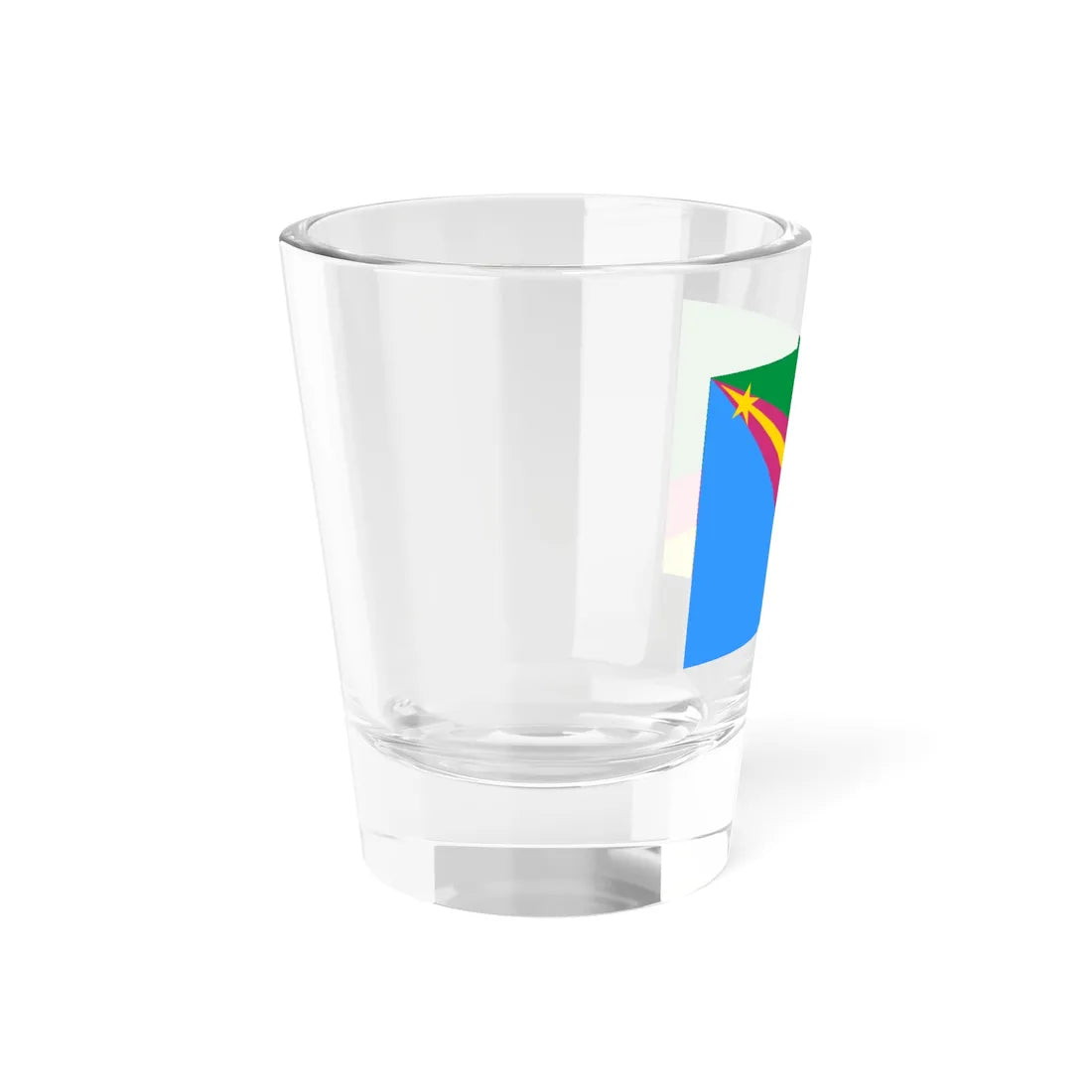 Flag of Zavolzhsk rayon Ivanovo oblast (Russia) Shot Glass 1.5oz - Go Mug Yourself
