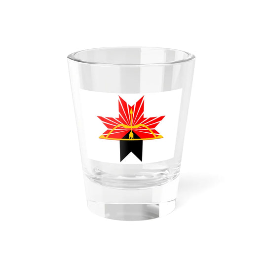 Flag of Zavyalovo Region Udmurtia (Russia) Shot Glass 1.5oz 1.5oz - Go Mug Yourself