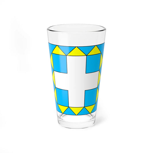 Flag of Zbarazh (Ukraine) Pint Glass 16oz 16oz - Go Mug Yourself