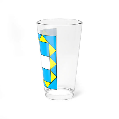 Flag of Zbarazh (Ukraine) Pint Glass 16oz - Go Mug Yourself