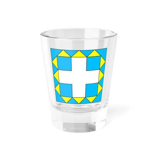 Flag of Zbarazh (Ukraine) Shot Glass 1.5oz 1.5oz - Go Mug Yourself