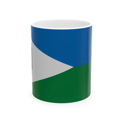 Flag of Zebecke (Hungary) White Coffee Mug 11oz - Go Mug Yourself
