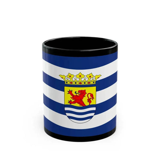 Flag of Zeeland Netherlands - Black Coffee Mug 11oz - Go Mug Yourself
