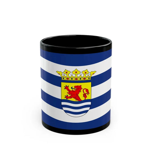 Flag of Zeeland Netherlands - Black Coffee Mug 11oz - Go Mug Yourself