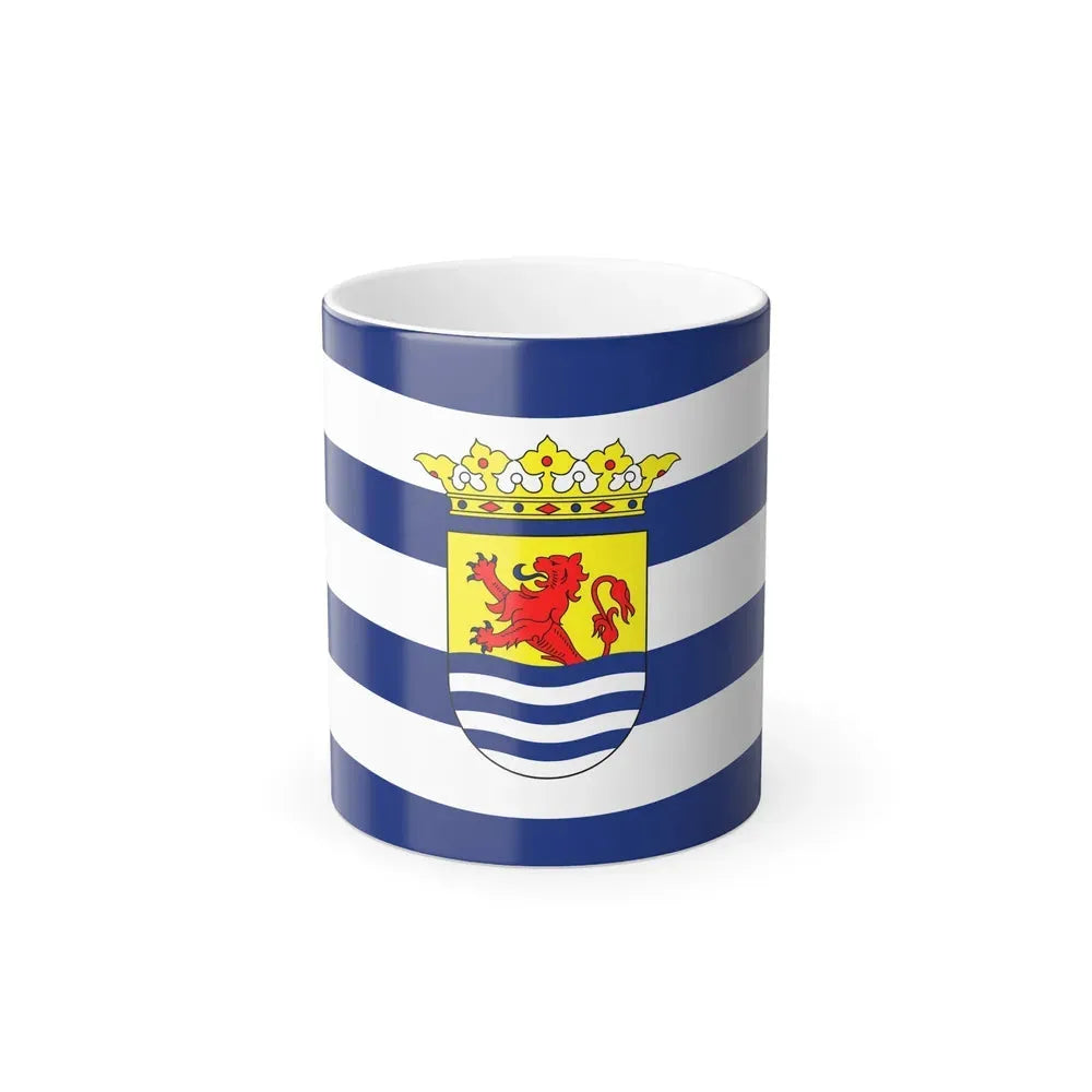 Flag of Zeeland Netherlands - Color Changing Coffee Mug 11oz - Go Mug Yourself