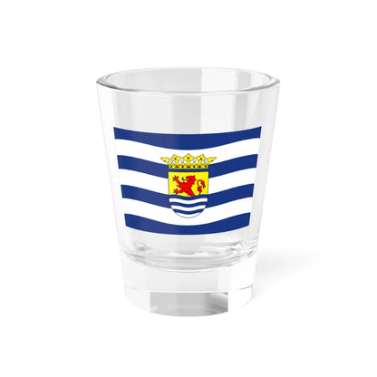 Flag of Zeeland (Netherlands) Shot Glass 1.5oz 1.5oz - Go Mug Yourself