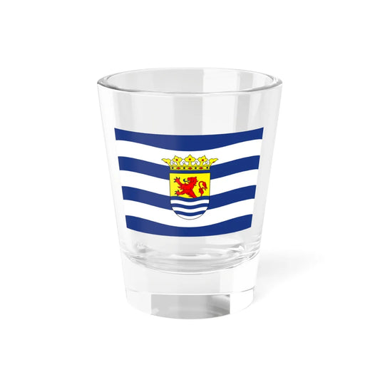 Flag of Zeeland (Netherlands) Shot Glass 1.5oz 1.5oz - Go Mug Yourself