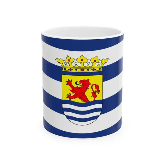 Flag of Zeeland (Netherlands) White Coffee Mug 11oz - Go Mug Yourself