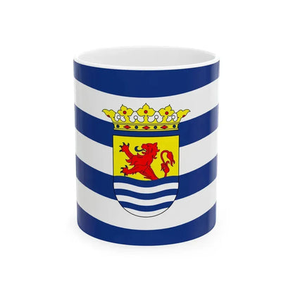 Flag of Zeeland Netherlands - White Coffee Mug 11oz - Go Mug Yourself
