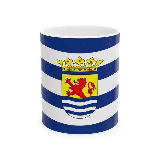 Flag of Zeeland Netherlands - White Coffee Mug 11oz - Go Mug Yourself