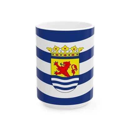 Flag of Zeeland (Netherlands) White Coffee Mug 15oz - Go Mug Yourself