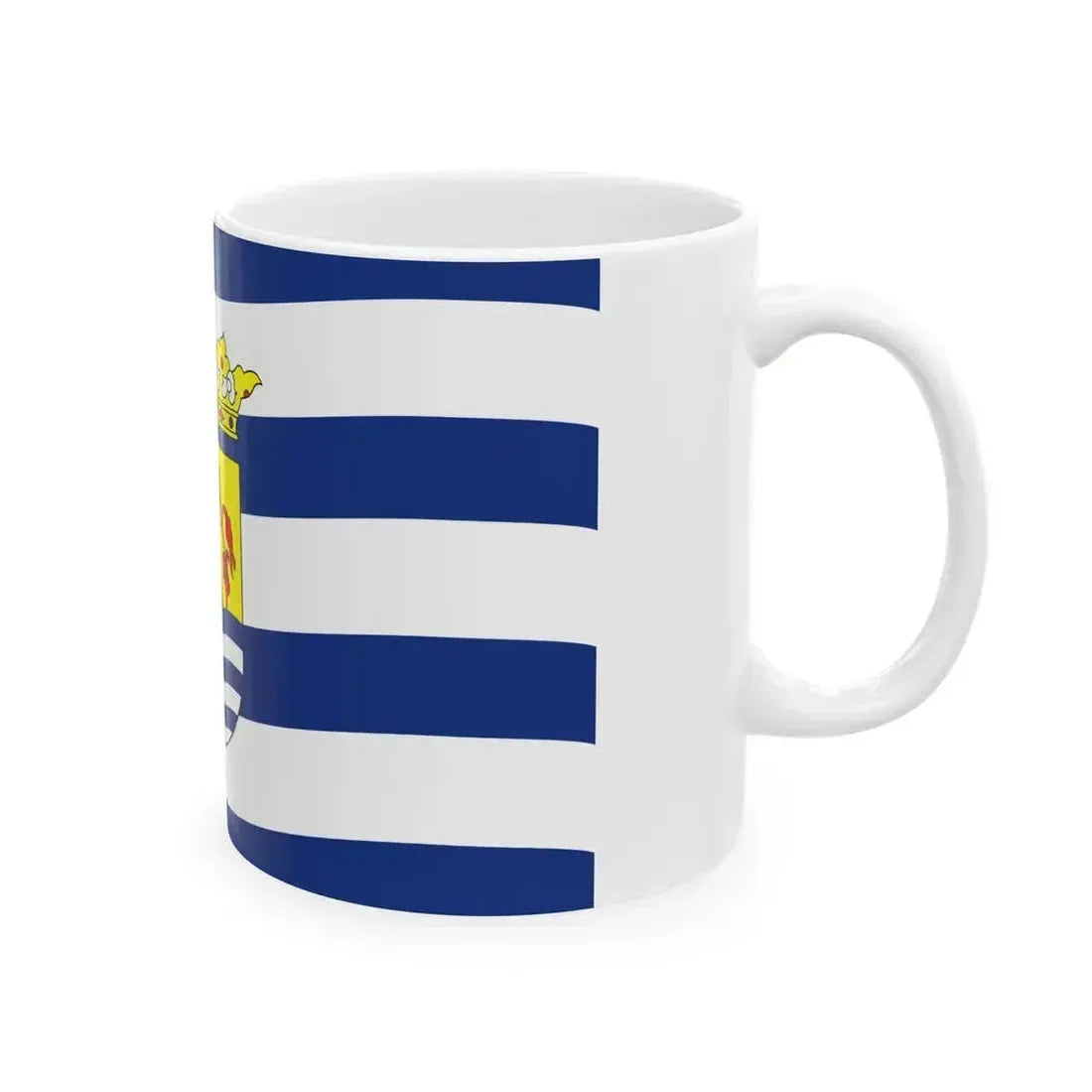 Flag of Zeeland (Netherlands) White Coffee Mug - Go Mug Yourself