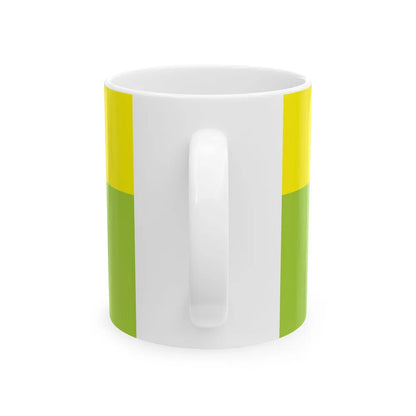 Flag of Zenica (Bosnia and Herzegovina) White Coffee Mug - Go Mug Yourself