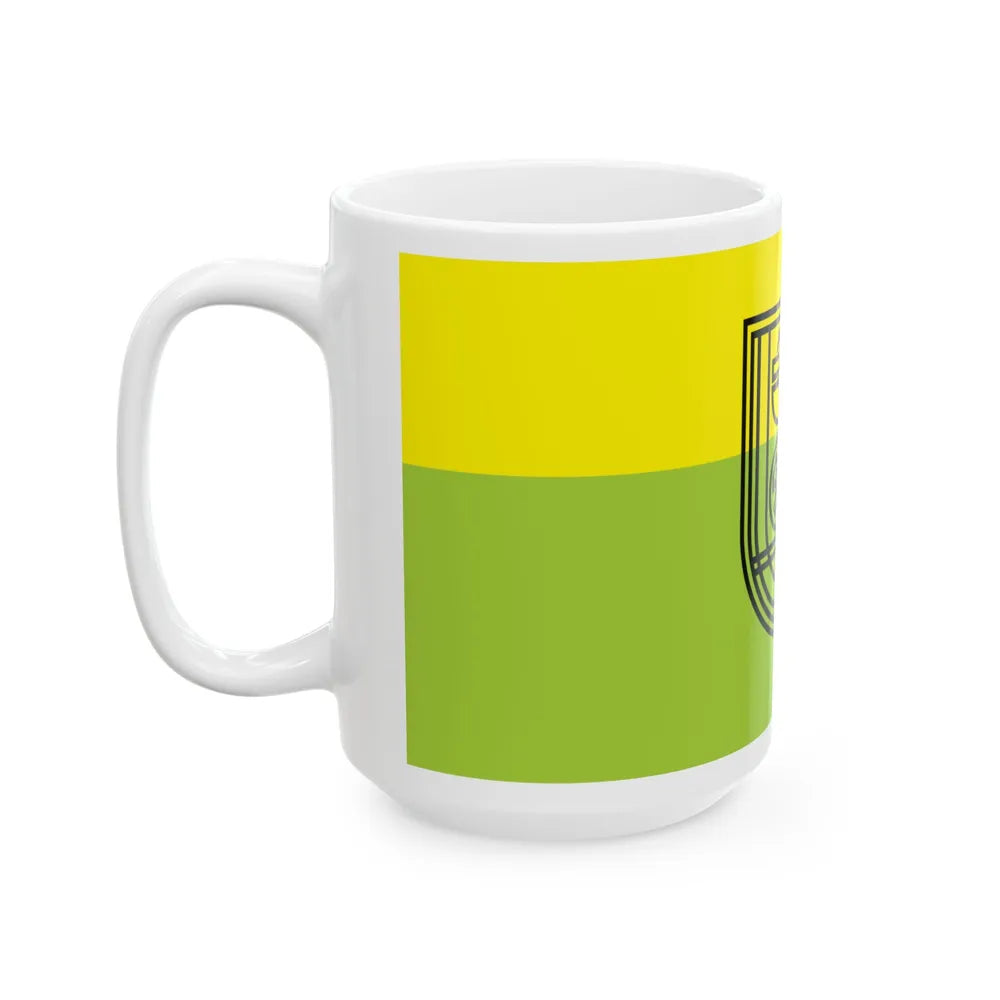 Flag of Zenica (Bosnia and Herzegovina) White Coffee Mug - Go Mug Yourself