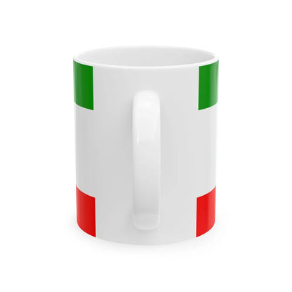 Flag of Zenica-Doboj (Bosnia and Herzegovina) White Coffee Mug - Go Mug Yourself