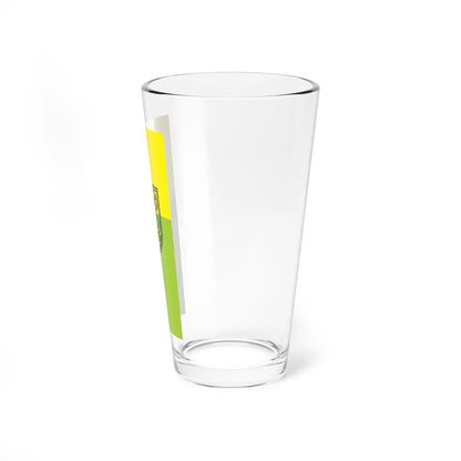 Flag of Zenica vertical (Bosnia and Herzegovina) Pint Glass 16oz - Go Mug Yourself