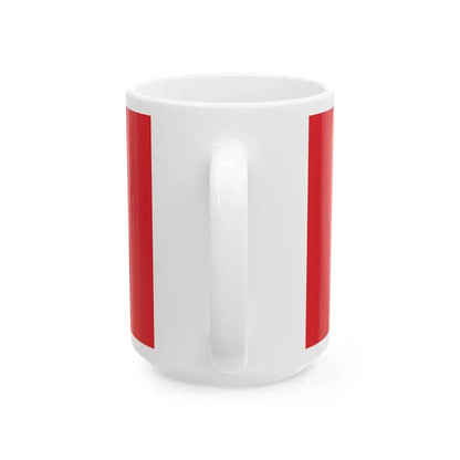 Flag of Zhodzina (Belarus) White Coffee Mug - Go Mug Yourself