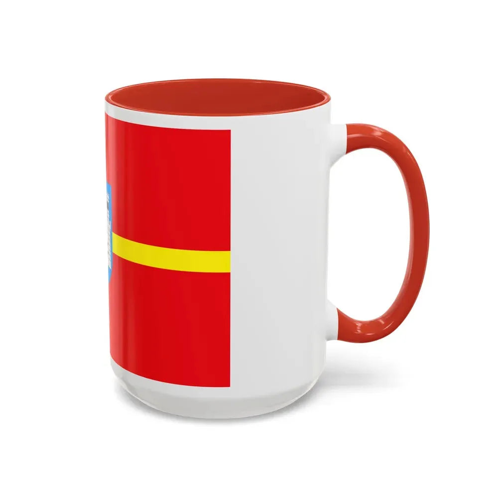 Flag of Zhytomyr Oblast Ukraine - Accent Coffee Mug - Go Mug Yourself