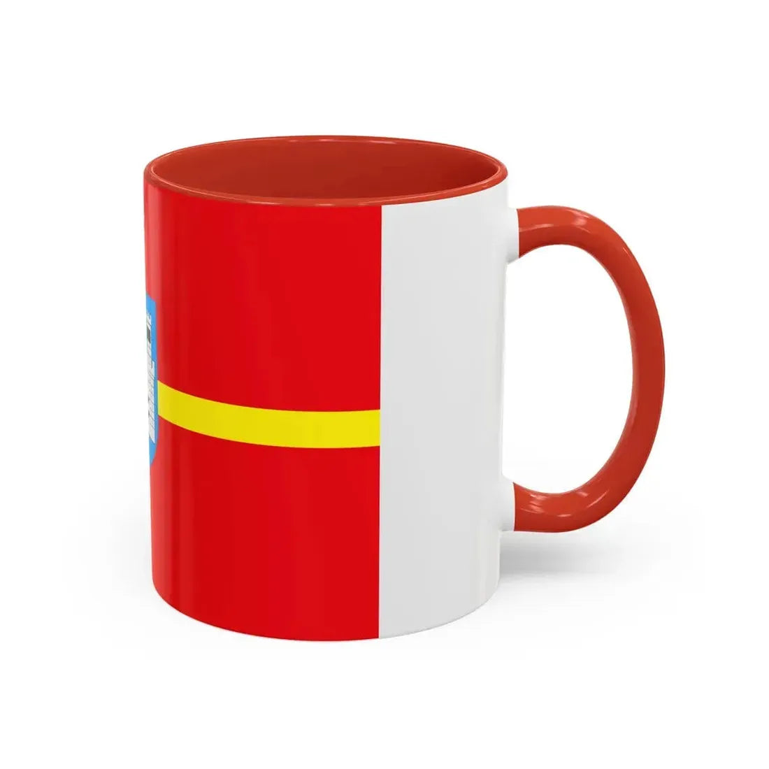Flag of Zhytomyr Oblast Ukraine - Accent Coffee Mug - Go Mug Yourself